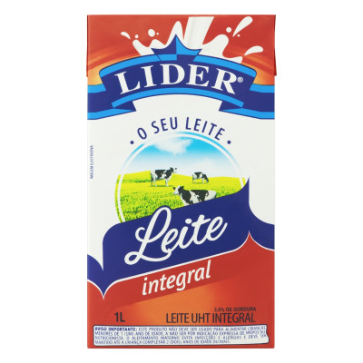 LEITE LONGA VIDA LIDER INTEGRAL 1L