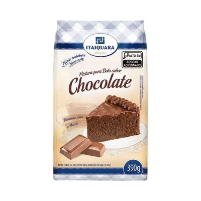 MISTURA PARA BOLO ITAIQUARA CHOCOLATE 390G