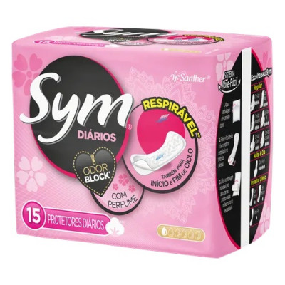 PROTETOR DIARIO SYM COM PERFUME COM 015