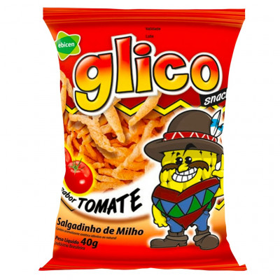 SALGADINHO GLICO EBICEN TOMATE 40G