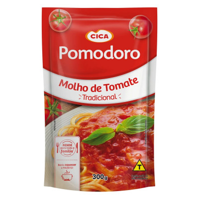MOLHO TOMATE POMODORO TRADICIONAL SACHE 300G