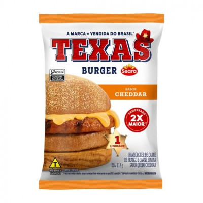 HAMBURGUER SEARA TEXAS CHEDDAR 112GR