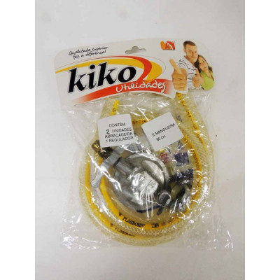 REGULADOR KIKO DE GAS PARA FOGAO COM MANGUEIRA DE 80CM