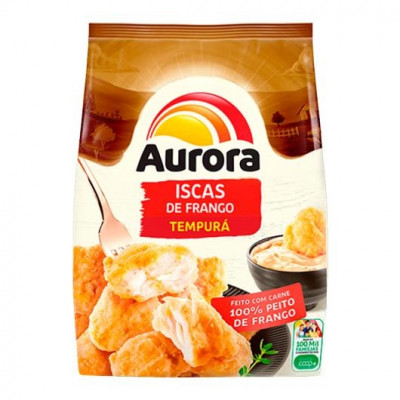 FILE PEITO FRANGO EMPANADO CONGELADO AURORA 275G