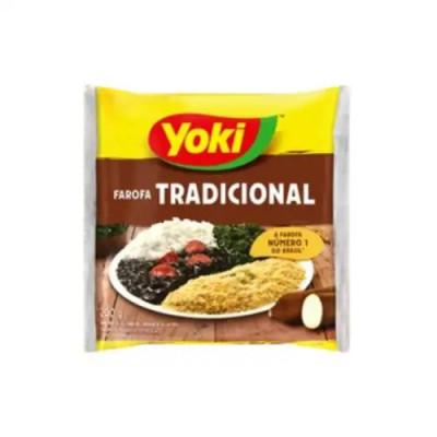 FAROFA MANDIOCA YOKI 200G TEMPERADA