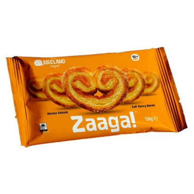 BISCOITO BISCLAND FOLHADO ORIGINAL ZAAGA! 150GR