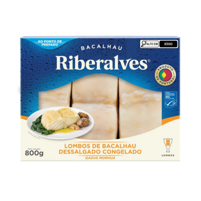 LOMBO DE BACALHAU RIBERALVES 800GR