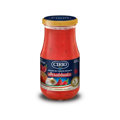 MOLHO ARRABIATA CIRIO 420G VIDRO