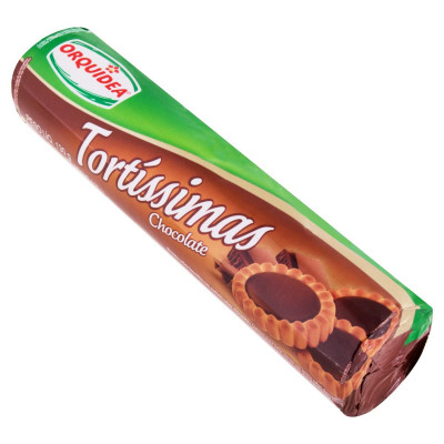 BISCOITO TORTINHAS RECHEADO ORQUIDEA CHOCOLATE 130G
