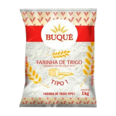FARINHA TRIGO BUQUE T1 PL 1KG