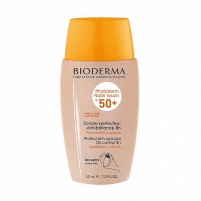 PROTETOR SOLAR BIODERMA PHOTODERM NUDE TOUCH FPS 50 40 ML