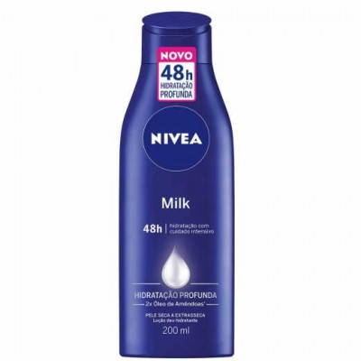 LOÇÃO HIDRATANTE NIVEA MILK PELE EXTRA SECA 200 ML