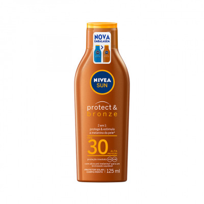 PROTETOR SOLAR NIVEA PROTECT & BRONZE FPS30 125ML