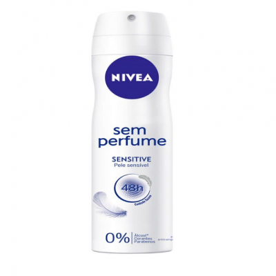 DESODORANTE AEROSOL NIVEA FEMININO SENSITIVE 150ML