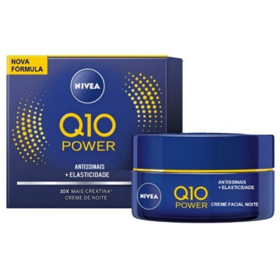 CREME FACIAL NOITE NIVEA Q-10 POWER 50 GRAMAS