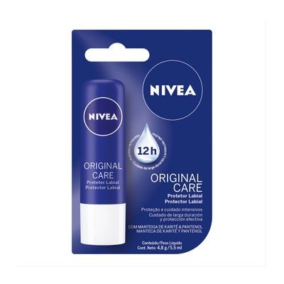 PROTETOR LABIAL NIVEA ORIGINAL CARE 4,8G