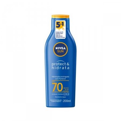 PROTETOR SOLAR NIVEA SUN PROTECT & HIDRATA FPS70 200ML