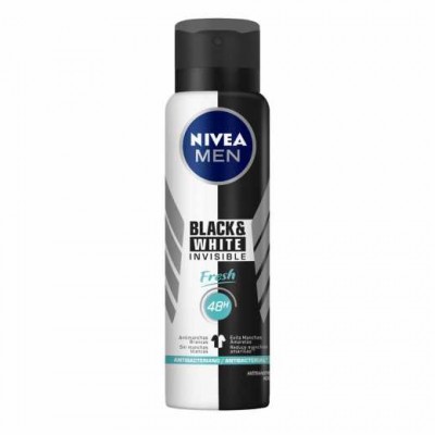 DESODORANTE AEROSOL NIVEA FEMININO INVISIBLE BLACK&WHITE 150ML