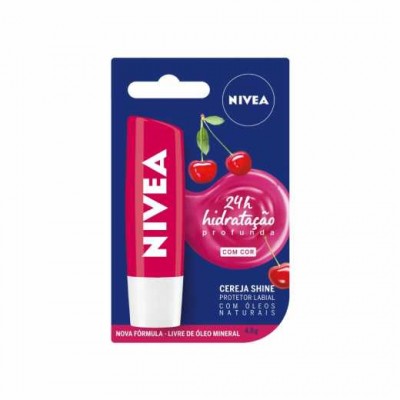 PROTETOR LABIAL NIVEA CEREJA SHINE 4,8G