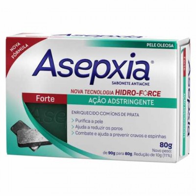 SABONETE ASEPXIA FORTE AÇÃO ADSTRINGENTE 8 GRAMAS