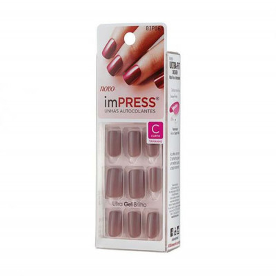 UNHAS AUTOCOLANTES IMPRESS CURTO 24 UNIDADES