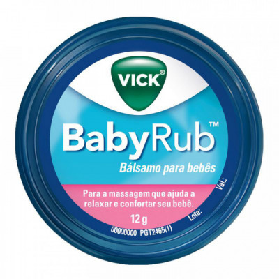 VICK BABYRUB BALSAMO PARA BEBÊS 12 GRAMAS