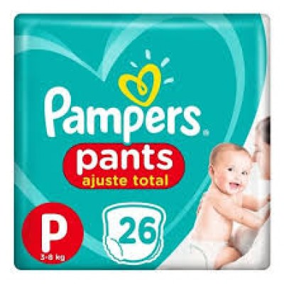 FRALDA DESCARTÁVEL PAMPERS CONFORT SEC PANTS P 26 UNIDADES