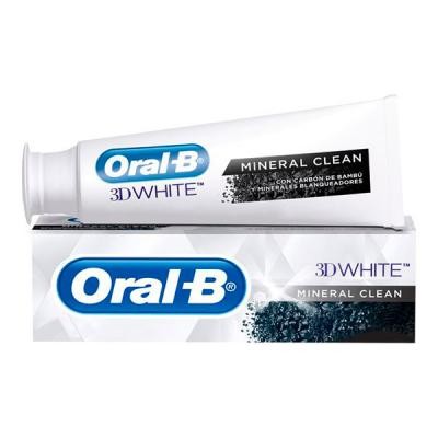 CREME DENTAL ORAL B 3D WHITE MINERAL CLEAN 102 G