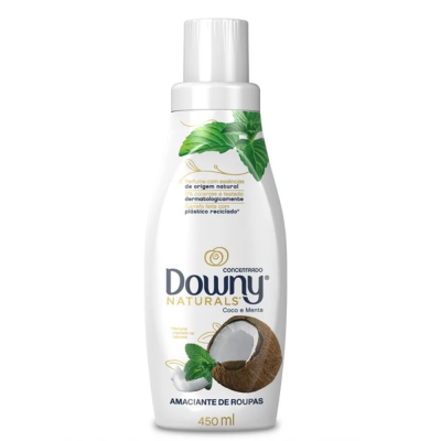 AMACIANTE DOWNY NATURALS COCO E MENTA 450ML