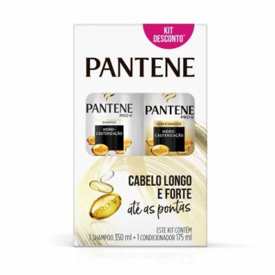 KIT PANTENE HIDRO-CAUTERIZAÇÃO SHAMPOO 350ML + CONDICIONADOR 175ML