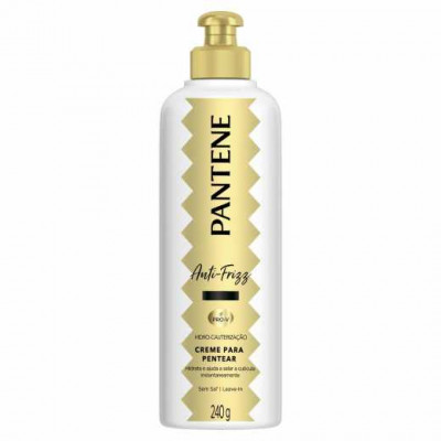 CREME PARA PENTEAR PANTENE HIDRO-CAUTERIZAÇÃO ANTI-FRIZZ 240 GRAMAS