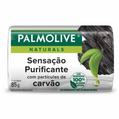 SABONETE EM BARRA PALMOLIVE NATURALS SENSAÇÃO PURIFICANTE 85 GRAMAS