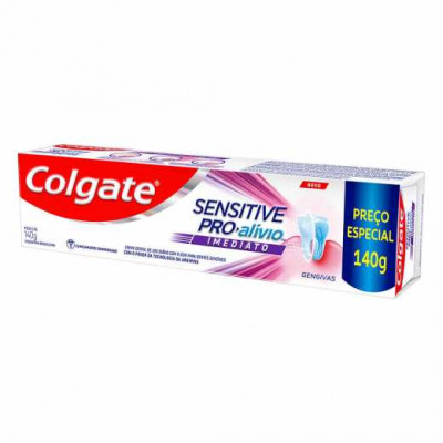 PASTA DE DENTE COLGATE SENSITIVE PRO-ALÍVIO IMEDIATO GENGIVA COM 140 GRAMAS