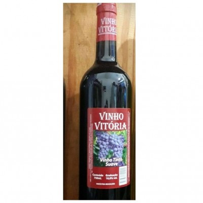 VINHO VITORIA TINTO SUAVE 750 ML