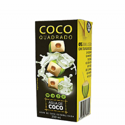 ÁGUA DE COCO QUADRADO 200ML