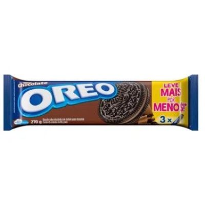 BISCOITO RECHEADO OREO CHOCOLATE 270 G