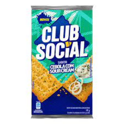 BISCOITO CLUB SOCIAL CEBOLA COM SOUR CREAM 141 GRAMAS