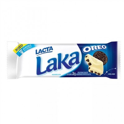 CHOCOLATE LACTA LAKA COM OREO 20 GRAMAS