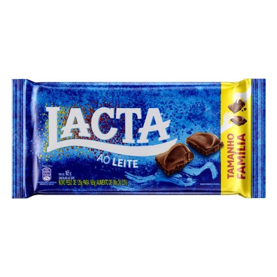 CHOCOLATE LACTA AO LEITE 165G