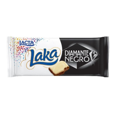 CHOCOLATE LACTA DIAMANTE NEGRO LAKA 90 GRAMAS