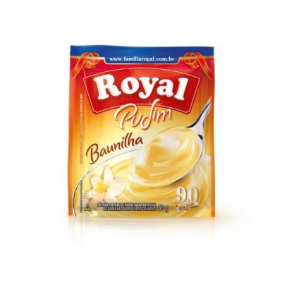 MISTURA PARA PUDIM ROYAL BAUNILHA 50G