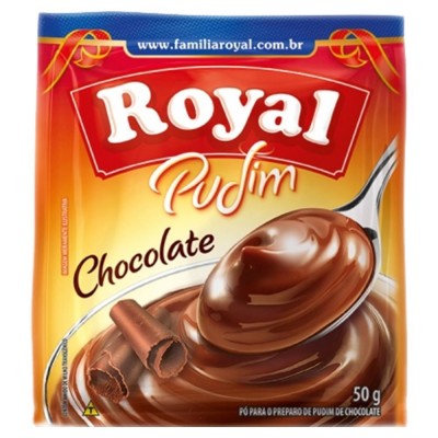 MISTURA PARA PUDIM ROYAL CHOCOLATE 50G