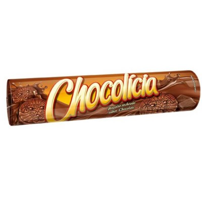 BISCOITO RECHEADO CHOCOLICIA CHOCOLATE 143G