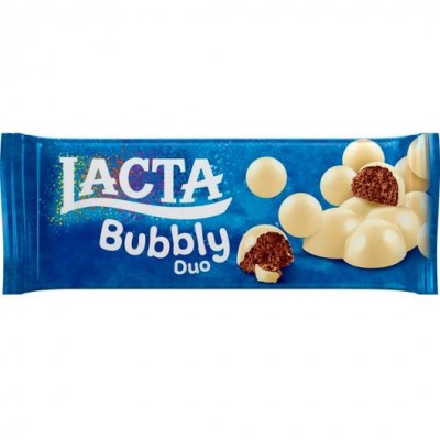 CHOCOLATE LACTA BUBBLY DUO 110G