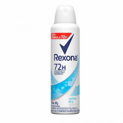 DESODORANTE REXONA AEROSOL 72 H COTTON DRY 150 ML