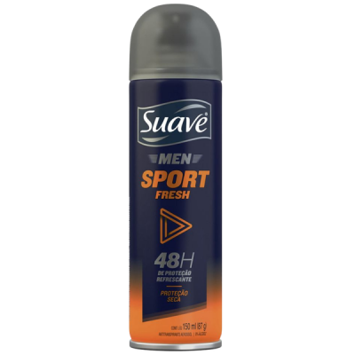 DESODORANTE AEROSOL SUAVE MEN SPORT FRESH 150 ML