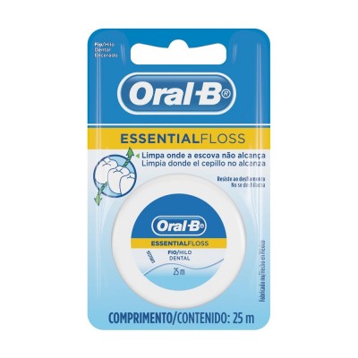 FIO DENTAL ORAL-B ESSENTIAL FLOSS 25 METROS