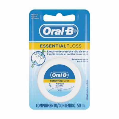 FIO DENTAL ORAL B COM CERA 50 METROS