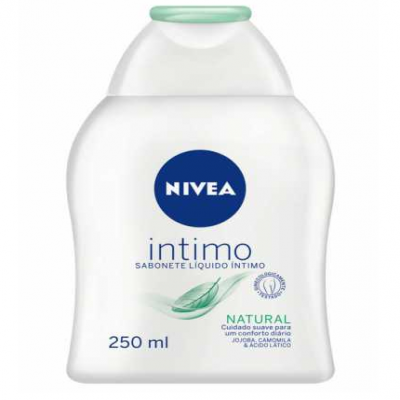 SABONETE LÍQUIDO ÍNTIMO NIVEA NATURAL 250ML