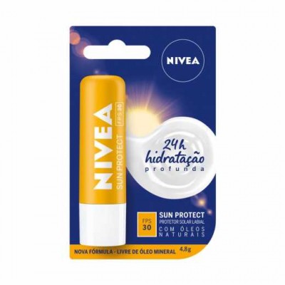 PROTETOR SOLAR LABIAL NIVEA SUN PROTECT FPS30 4,8G